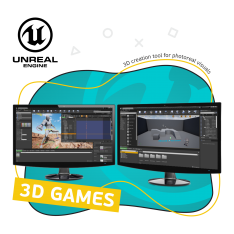 Unreal Engine 4. Игровой движок - КИБЕРшкола программирования для детей, компьютерные курсы для школьников, начинающих и подростков - KIBERone г. Салехард