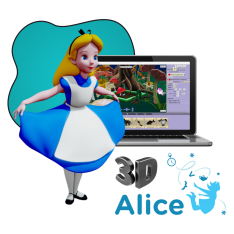 Alice 3d - КИБЕРшкола программирования для детей, компьютерные курсы для школьников, начинающих и подростков - KIBERone г. Салехард