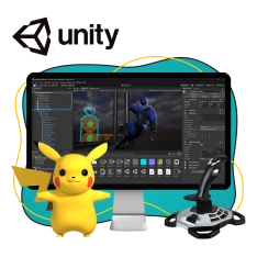 Мир игр на Unity 2D на популярном движке + AI-помощники - КИБЕРшкола программирования для детей, компьютерные курсы для школьников, начинающих и подростков - KIBERone г. Салехард