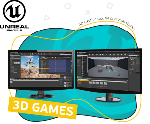 Unreal Engine 4. Игровой движок - Школа программирования для детей, компьютерные курсы для школьников, начинающих и подростков - KIBERone г. Салехард